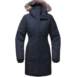 North Face Arctic Down Parka Urban Navy Heather XS